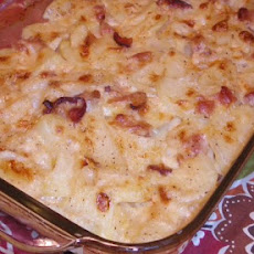 Bacon and Swiss Au Gratin Potatoes