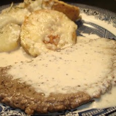 Swedish Minute Steaks With Mustard Sauce