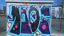 Grafitti beim Quartier