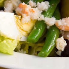 Rand's Crab and Tangerine Nicoise with Lemon Vinaigrette