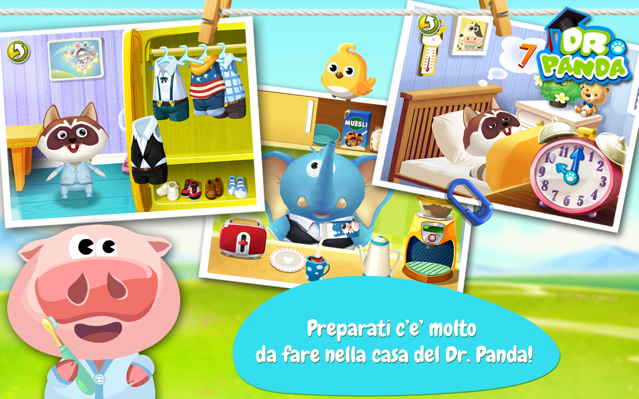 Android application Dr. Panda Home screenshort