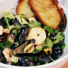 Skillet Mussels with Coconut Milk and Curry