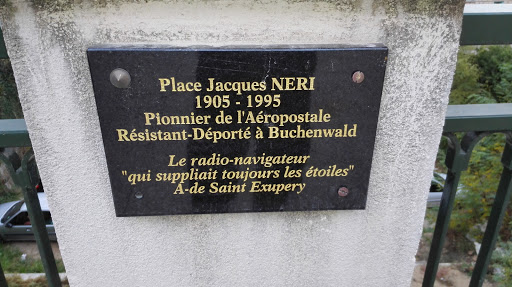 Plaque Commemorative Jacques Neri
