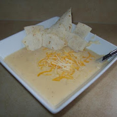 Leftover Turkey & Cheese Creamy Soup