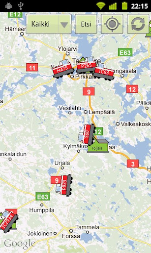 RailTrack train map