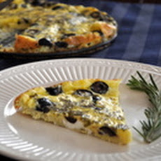 Baked Rosemary Olive Frittata