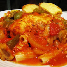 Tia's Crock Pot Spicy Chicken Cacciatore