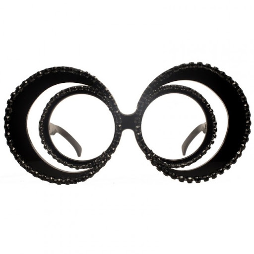Gafas extravagantes Hutter Black de A-morir