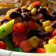 Quick and Easy Salsa With Black Beans and Corn