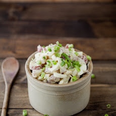 Warm Mustard Potato Salad (No Mayo!)