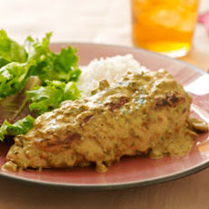 Chicken in Roasted Poblano Sauce