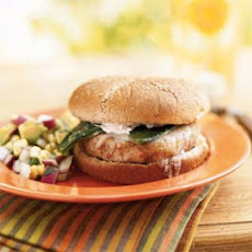 Hominy-Pinto Burgers with Roasted Poblano Chiles