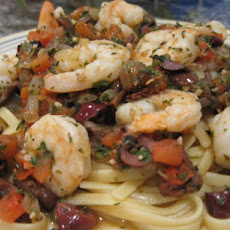 Mediterranean Shrimp and Pasta