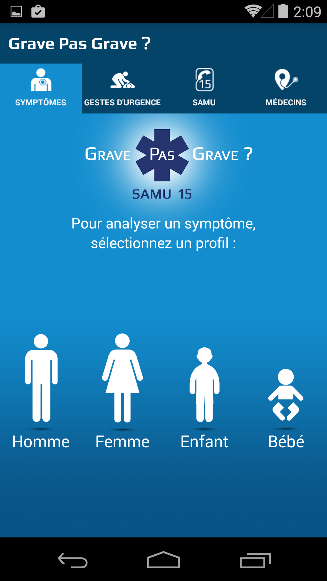 Android application Grave Pas Grave ? screenshort