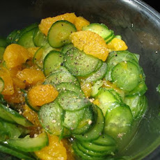 Sweet Cucumber and Mandarin Orange Salad