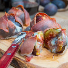 Prosciutto Wrapped Gorgonzola Stuffed Figs