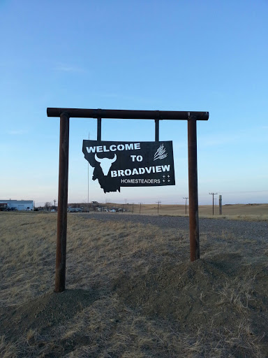 Broadview South Welcome Sign