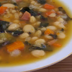 White Bean and Ham Soup with Chard