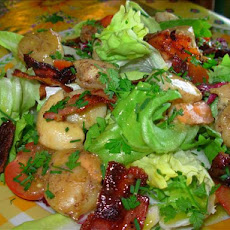 Seared Pan-Fried Limed Scallops With Bacon, Chives and Chervil