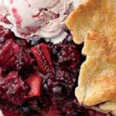 Rustic Tri-Berry Pie