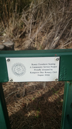 The Rotary Foreshore Seat 