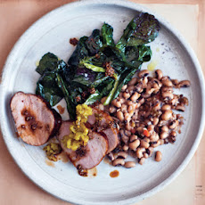 Redeye-Glazed Pork Tenderloin with Black-Eyed Peas