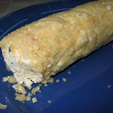 Macadamia cheese log
