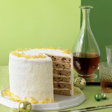Layered Fruitcake with Creme Fraiche Frosting