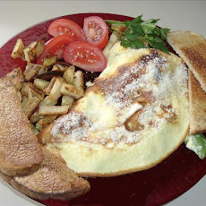 Mushroom,  Bell Pepper, and Cheese Omelet