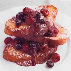 Challah French Toast with Berry Sauce