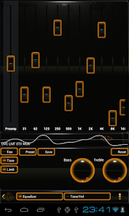 How to get poweramp skin glow orange lastet apk for android