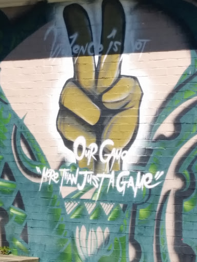Violence Is Not A Game Mural