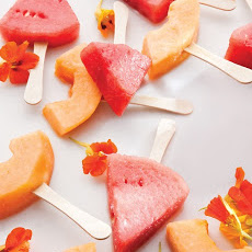 Frozen Melon-Margarita Pops