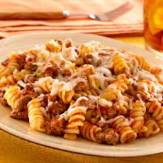 Skillet Pasta & Beef Dinner (8 Servings)