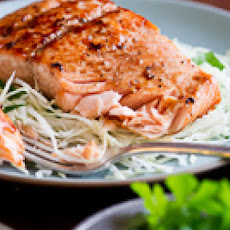Japanese-style Glazed Pan Seared Salmon
