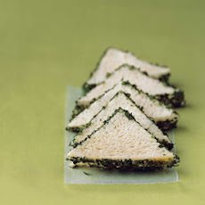 Parsley and Sweet Onion Sandwiches