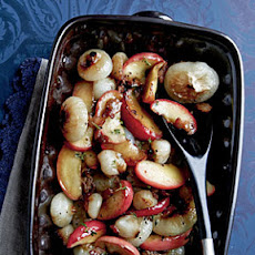Cipollini and Apples with Bacon