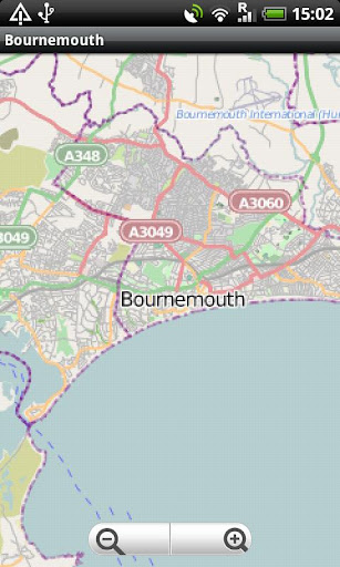 Bournemouth Street Map