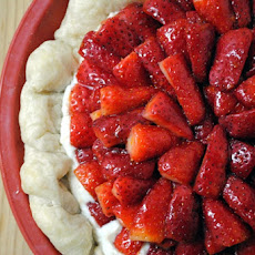Israeli Winter Strawberry Ricotta Tart