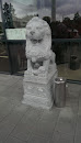 Chinesische Löwenstatue