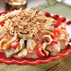 Chicken & Artichoke Alfredo Au Gratin