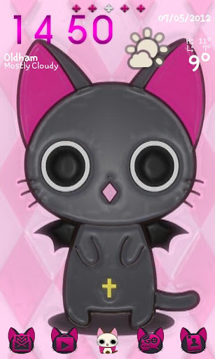 【免費個人化App】Vampire Kitty Go Launcher-APP點子