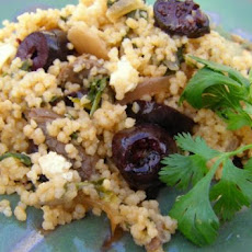Spinach Mushroom Couscous