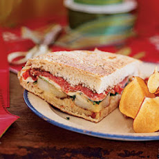 Pear, Pecorino, and Prosciutto Panini