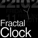 LWP+Fractal clock mobile app icon