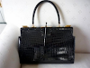 Cartera Hermes 1960  Cuero De Cocodrilo De Cole