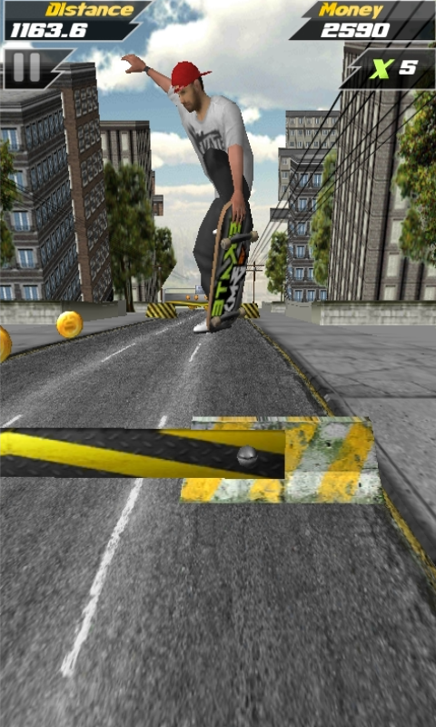 Android application SKATE vs BMX 3D screenshort