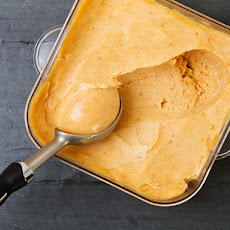 Easy Peach Sorbet