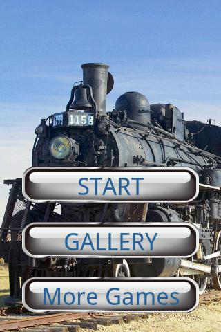 電車のパズル: 蒸気機関車