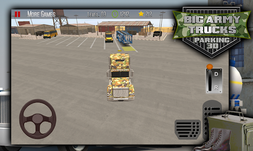 How to install Big Army Trucks Parking 3D 1.2 unlimited apk for pc